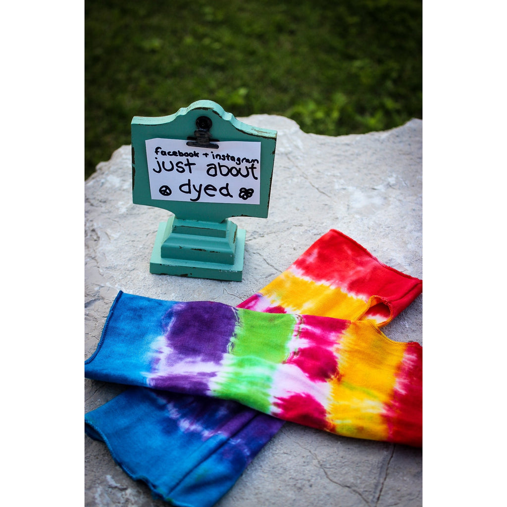 Rainbow Arm Warmers